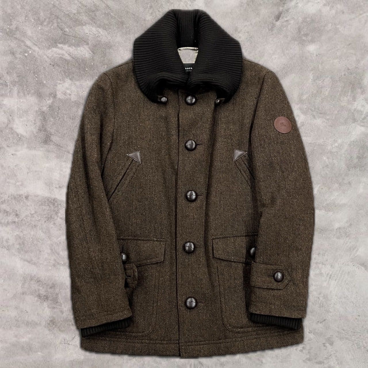 67.BURBERRY Black Label ウール ジャケット【併売品】 - メルカリ