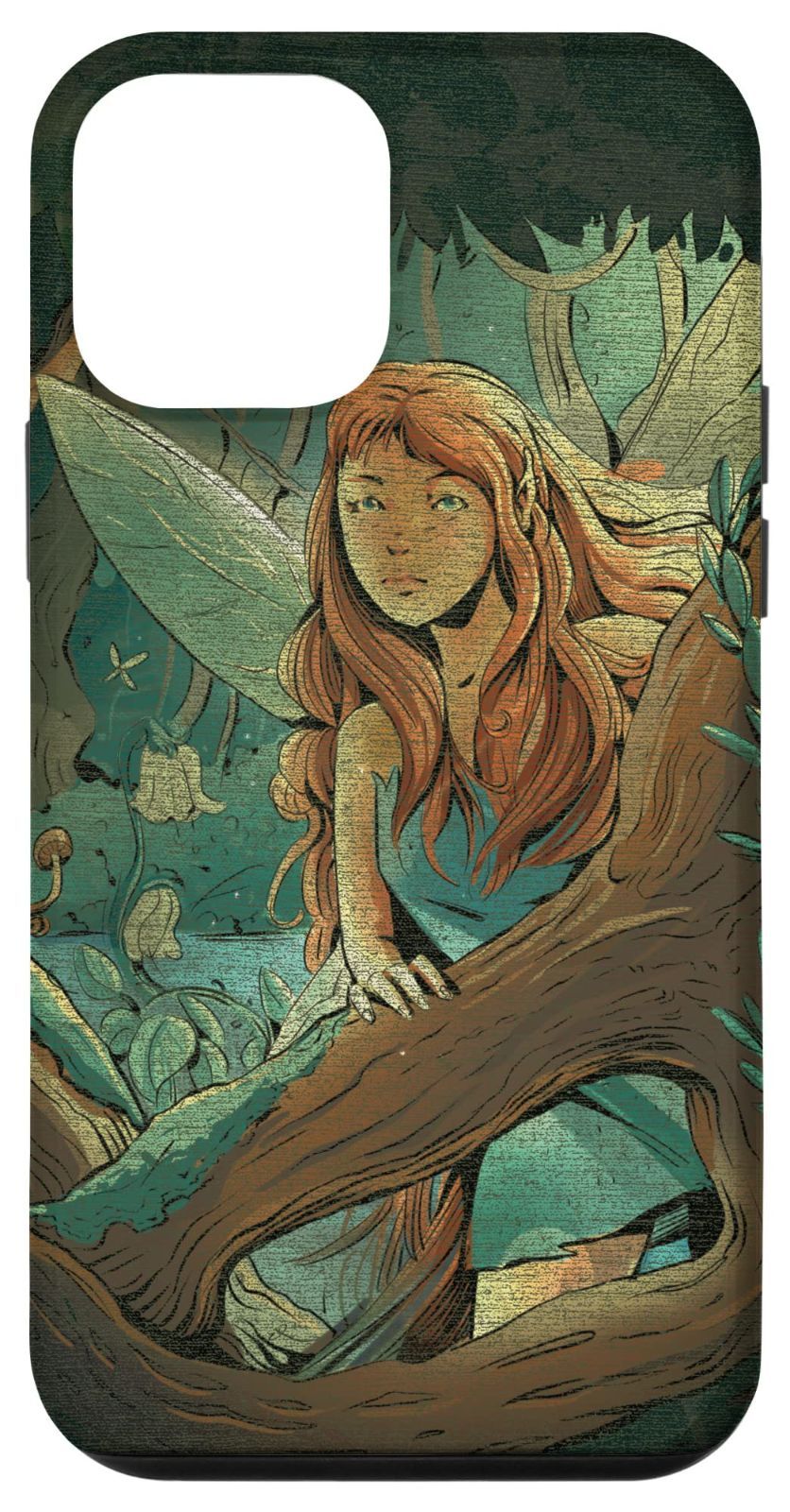 【在庫セール】mini Aesthetic 12 Y2K ウッドランドフェアリーコア アルト iPhone グランジグリーン スマホケース