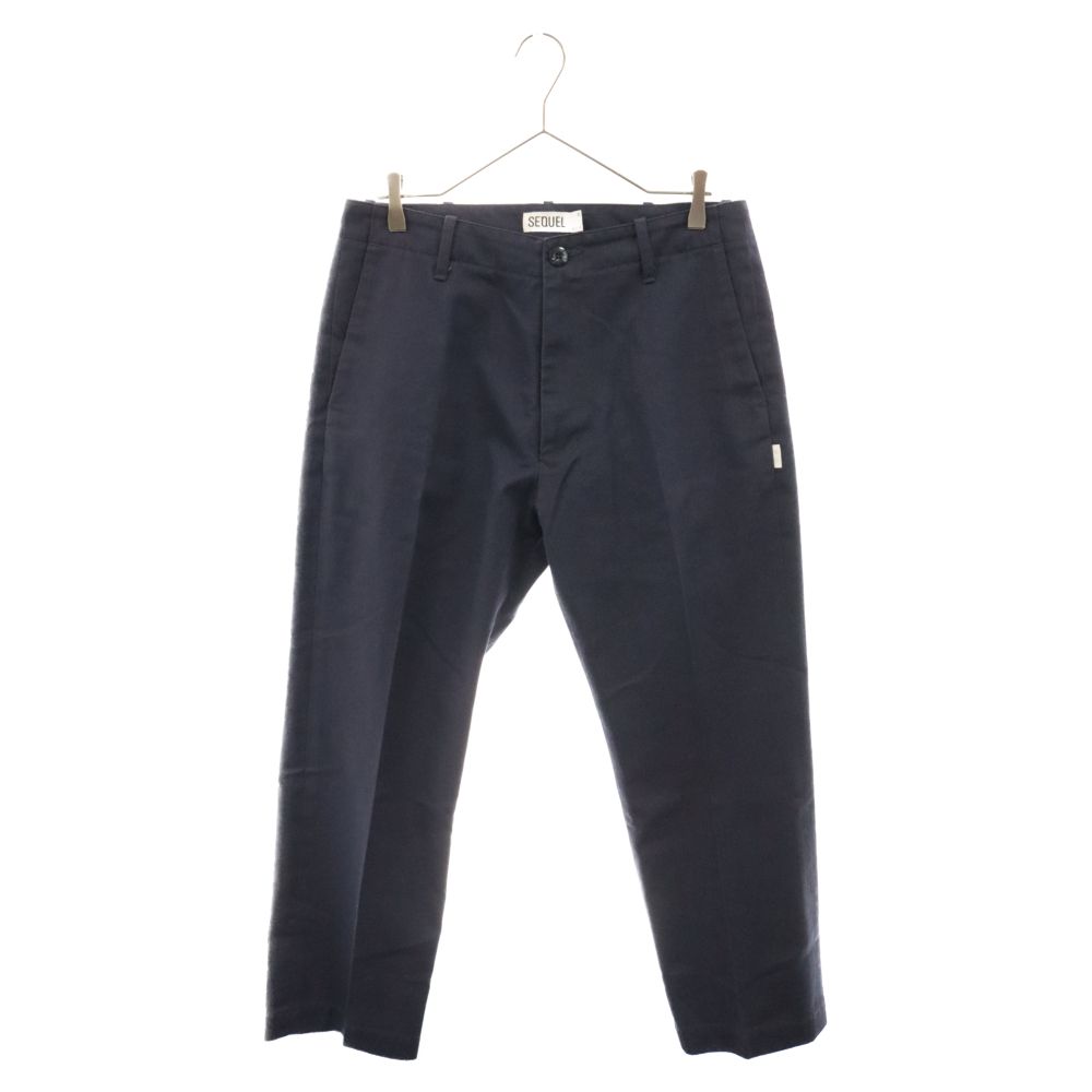 シークエル チノパン タイプF ネイビー XLサイズ 【美中古】 SEQUEL (シークエル) TYPE‐F CHINO PANTS チノ パンツ ネイビー