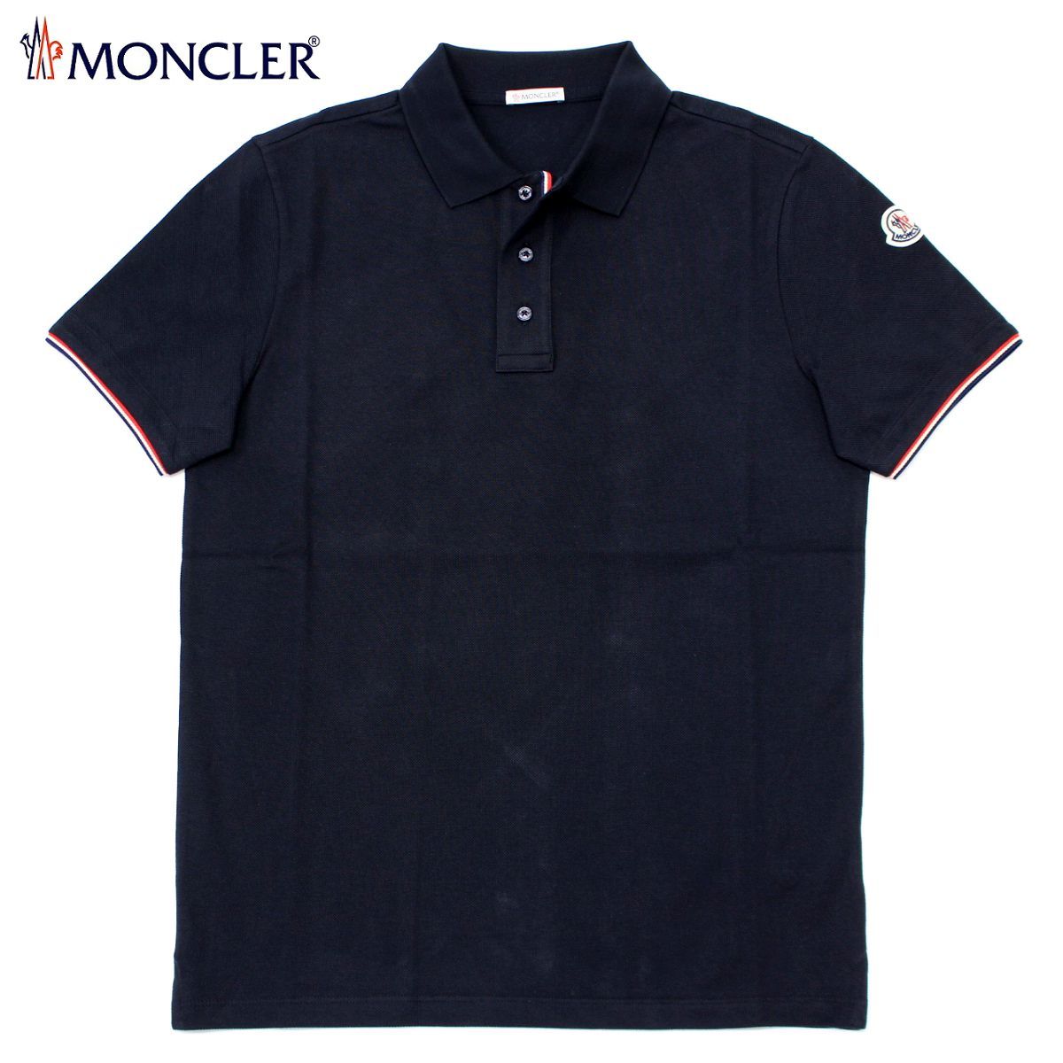 75 MONCLER モンクレール 8A73400 84556 ネイビー 半袖 ポロシャツ