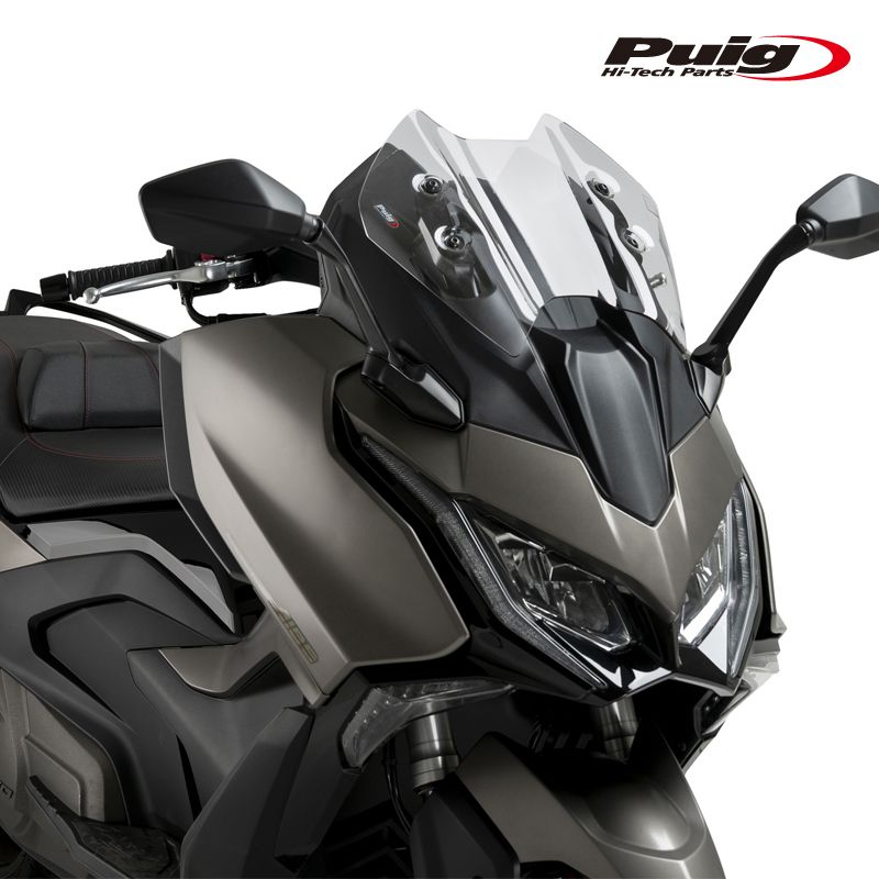 Puig 22048W WINDSHIELD V-TECH ストア LINE SPORT [CLEAR] KYMCO