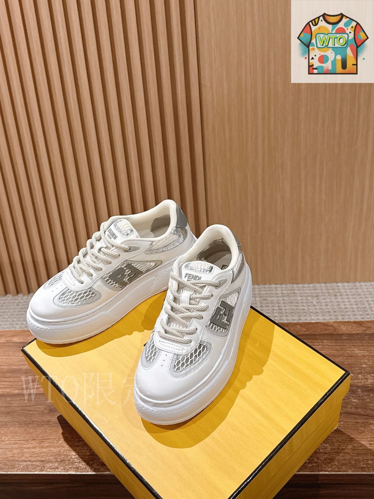 FENDI フェンディ Match 厚底スポーツシューズ02-3 KIN-KAAI_COM