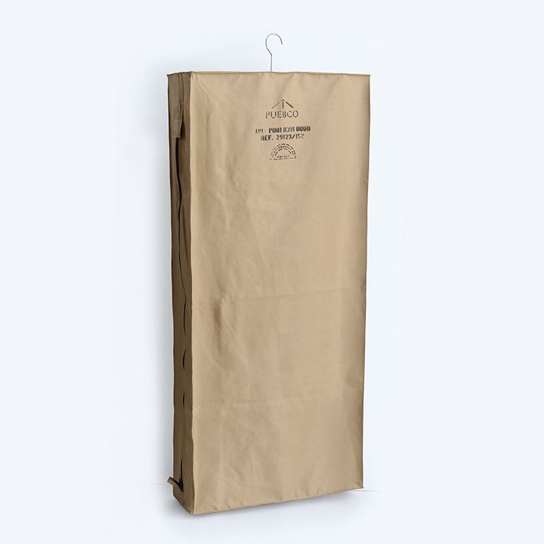 PUEBCO プエブコ RUBBERIZED FABRIC HANGING ORGANIZER W WIRE FRAME COAT - JACKET ハンギングオーガナイザー コートカバー 衣類カバー 収納 ラバーコート 150cm