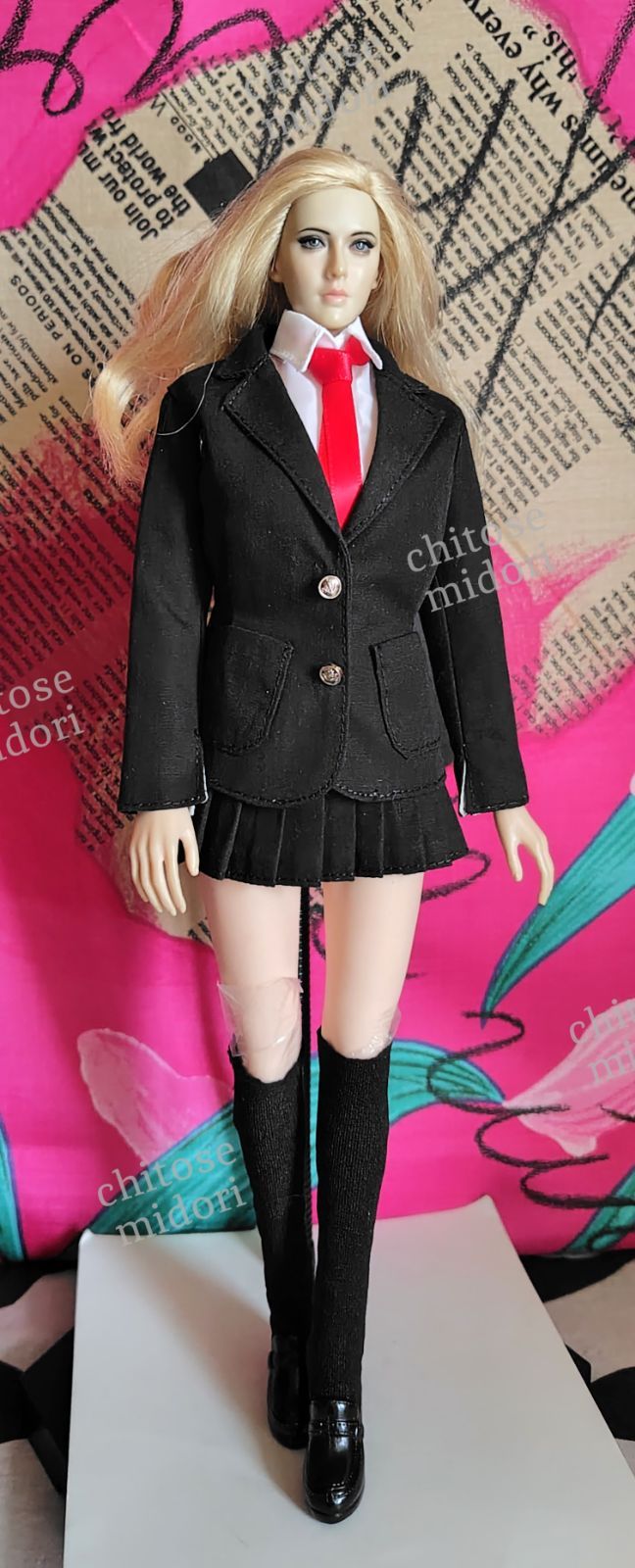 1/6フィギュア服　S07Cサイズ　Say What　チャコールグレー 1/6フィギュア服 S07Cサイズ Say What - メルカリ