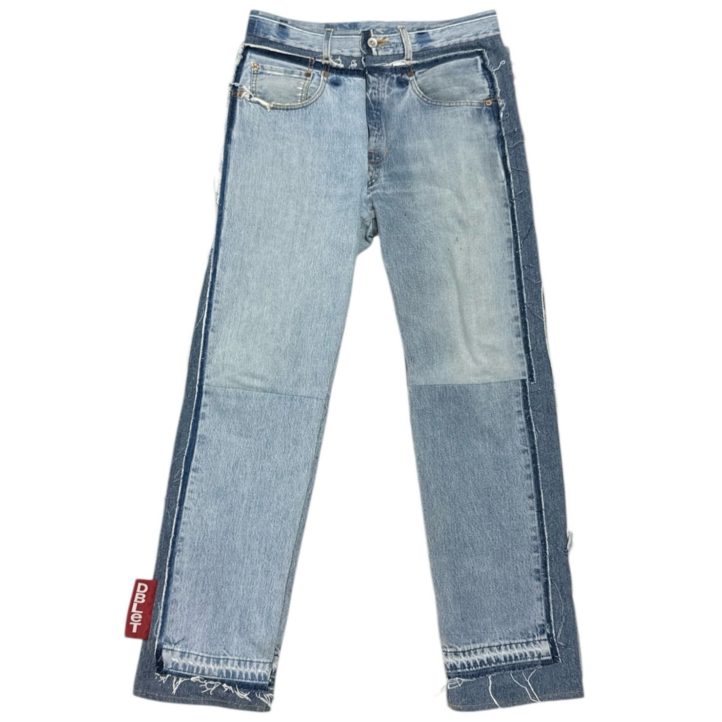 doublet destroyed trouser 23ss doublet destroyed wide trousers