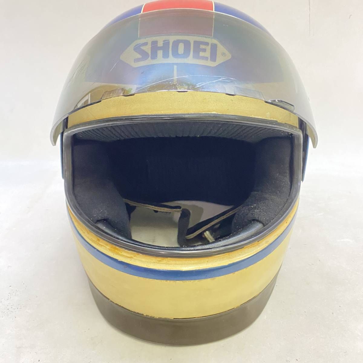 ▲ SHOEI ショウエイ ヘルメット ZEN Lサイズ 80年 Z-100 59～60cm レトロ ファッション バイク メット ケース付き 難あり 現状品 ▲N11540