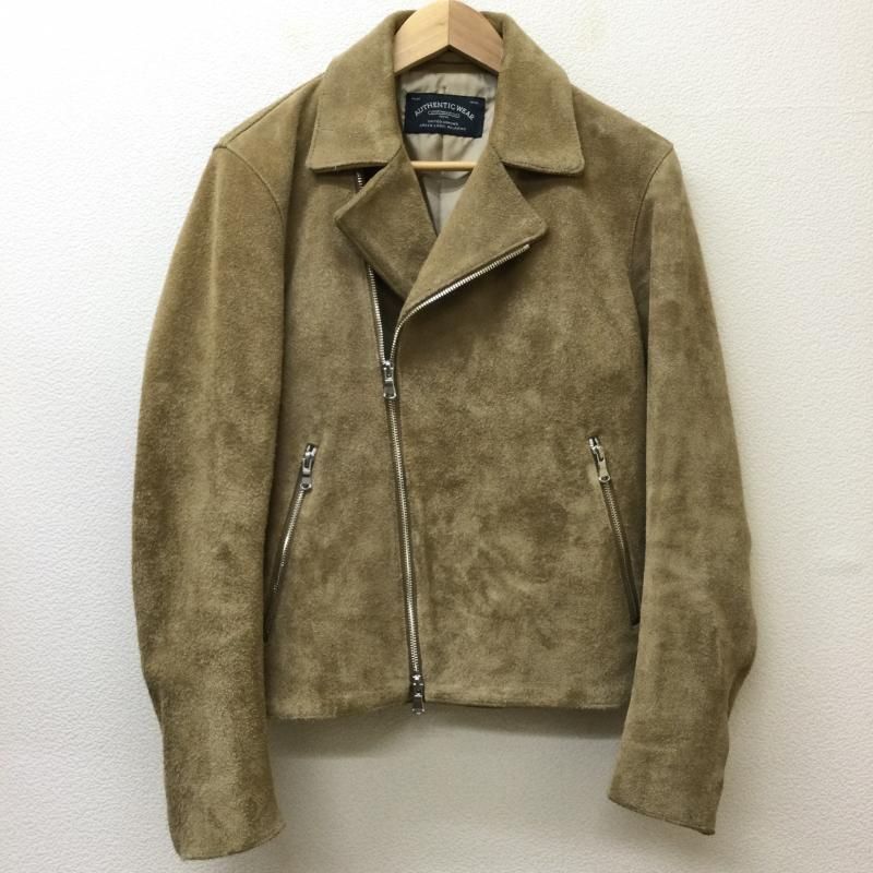 UNITED ARROWS スエードレザー ダブルライダースジャケット BEAUTY&YOUTH UNITED ARROWS - BY カウ スエード ダブル