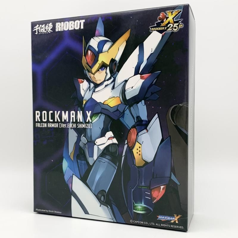 中古】開封 千値練 RIOBOT ロックマンX ファルコンアーマー Ver.EIICHI