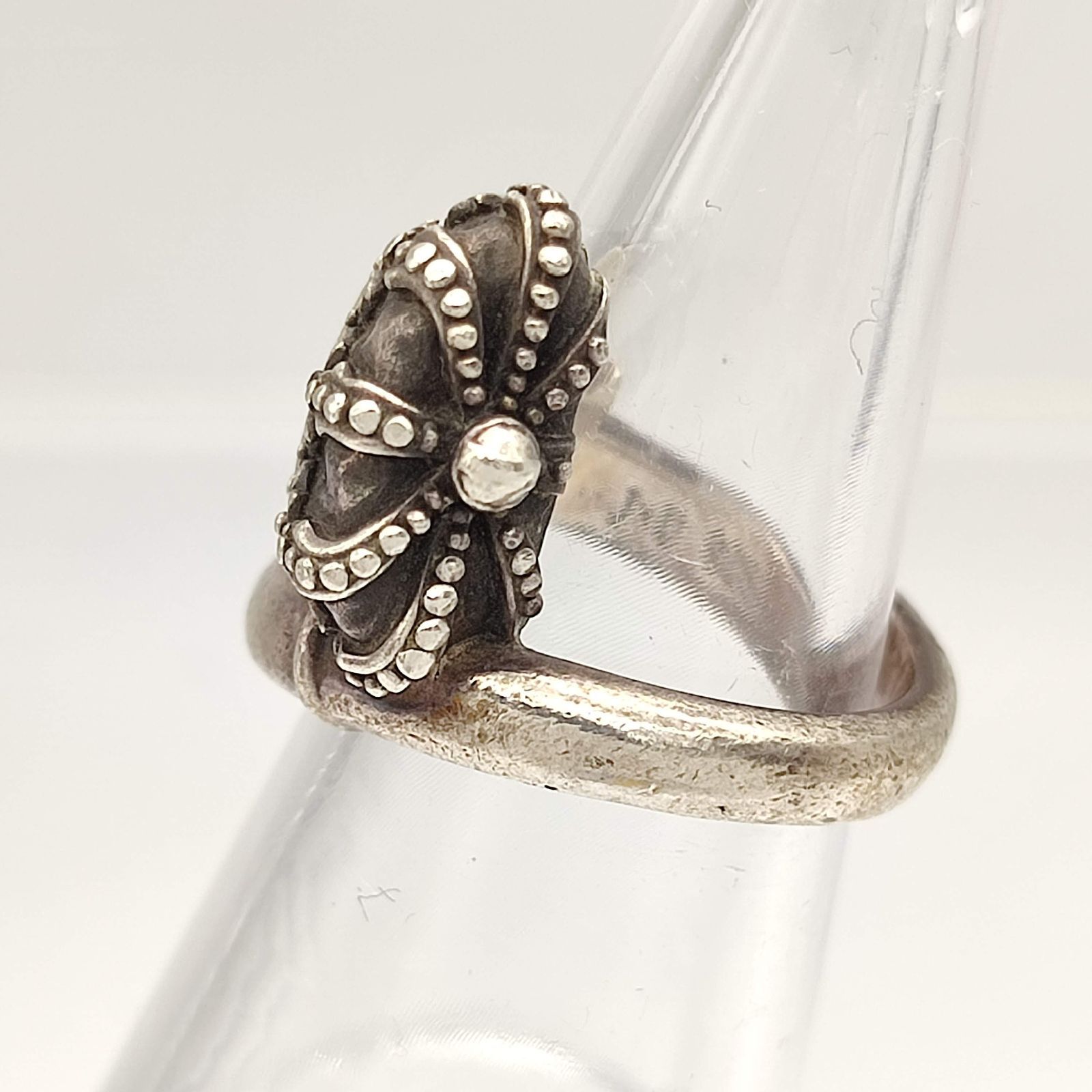 美品】Justin Davis J×U WRAPTURE クラウンキーモチーフリング SILVER 