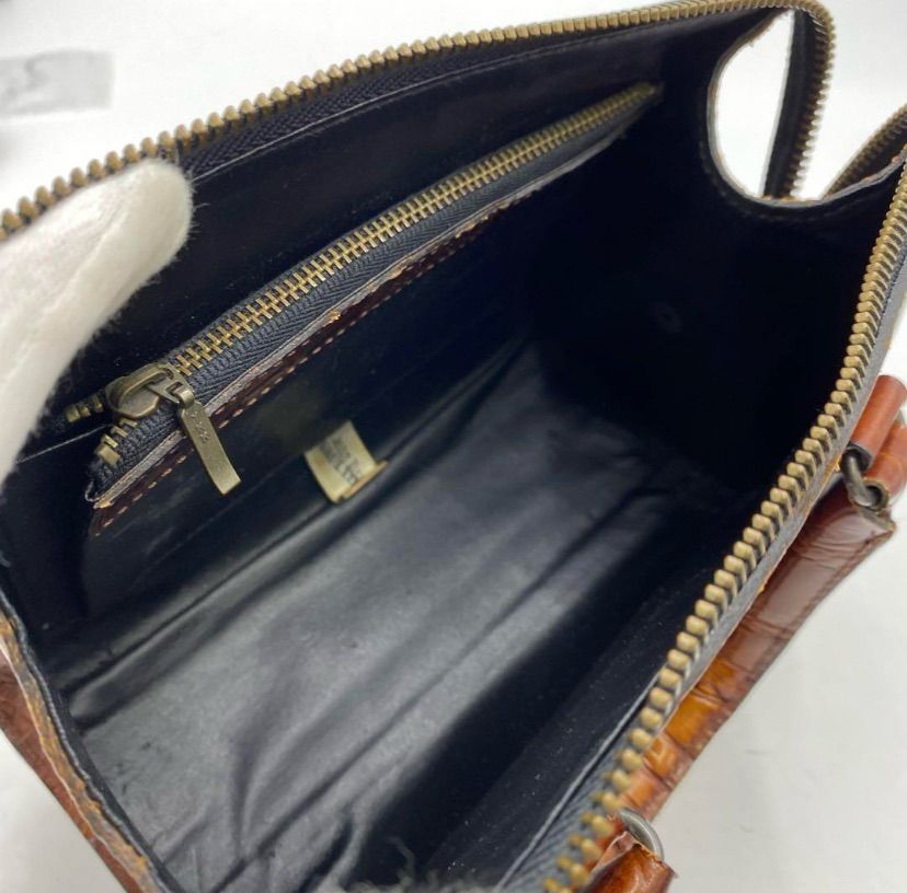 ジャンポール・ゴルチエ クロコ型押し ハンドバッグ フォーマル ヴィンテージ ジャンポールゴルチエ バッグ クロコ型押し Jean Paul GAULTIER