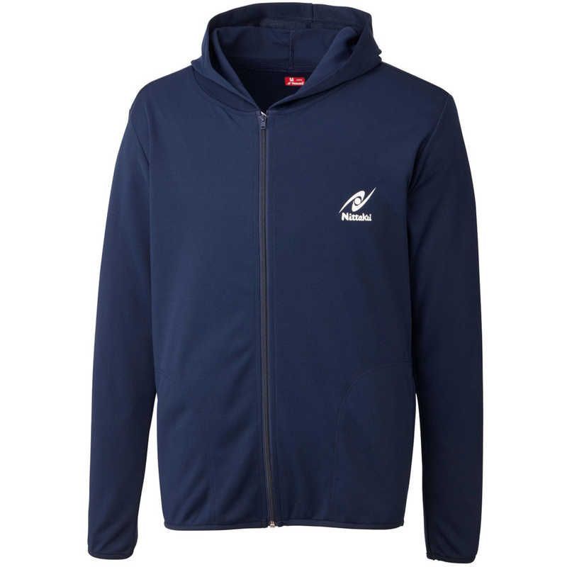 【 新品 未開封 】 ニッタク 卓球用品 Nittaku サラットパーカー2 ネイビー L NW2875 未使用 送料無料