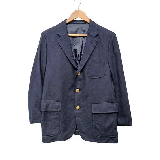 33 J PRESS ジェイプレス 3B 紺ブレザー ネイビー 金ボタン テーラード