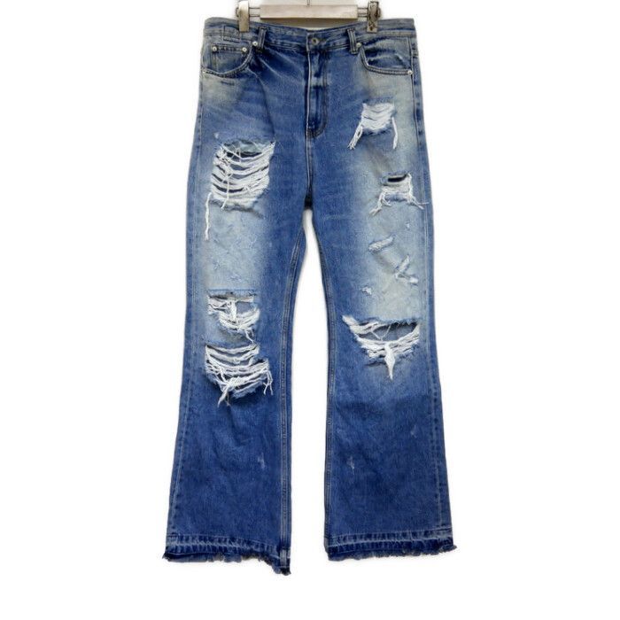 EMOSTANCECLUB エモスタンスクラブ 24SS DESTROYED FLARE JEANS  