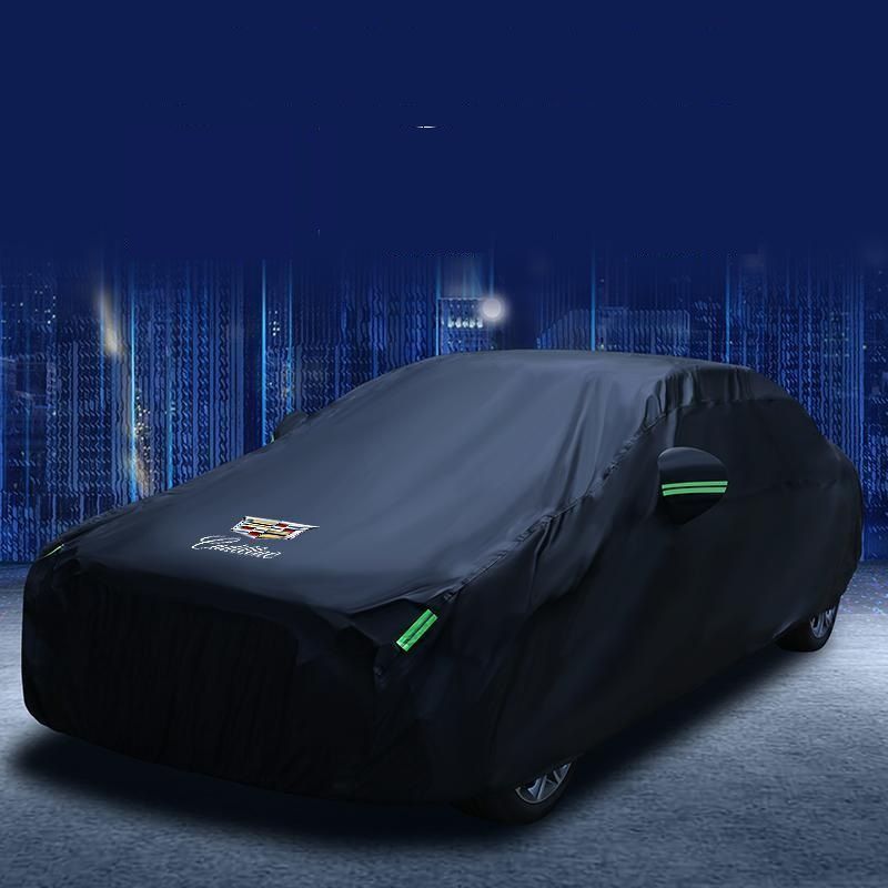新品キャデラック ボディカバー キャデラック自動車 専用 日よけ 防水 防塵 防風 カーカバーブラック