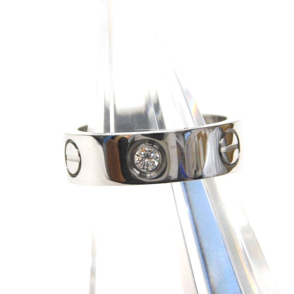 Hn416521 リング・指輪 カルティエ ラブリング ハーフダイヤ 750  