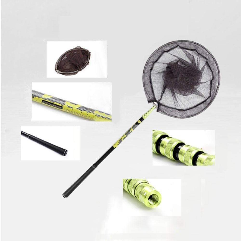 釣具 タモ網 4m ゴールドイエロー ランディングネット 伸縮 大型タイプ 玉網 WWW_USTAUSTRALIA_COM_AU