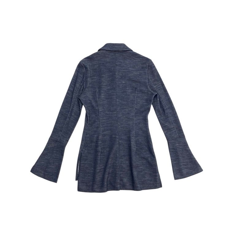 Mame Kurogouchi クルーネックウールシャツ 未使用品 Mame Kurogouchi マメクロゴウチ Wool blend Reversible