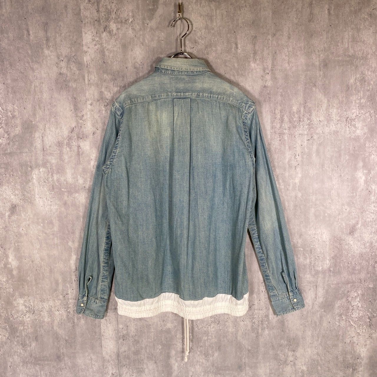 sacai サカイ 2 デニム切り替えシャツ