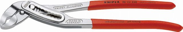 クニペックス(KNIPEX) アリゲーター ウォーターポンププライヤークロームメッキ 8803-250