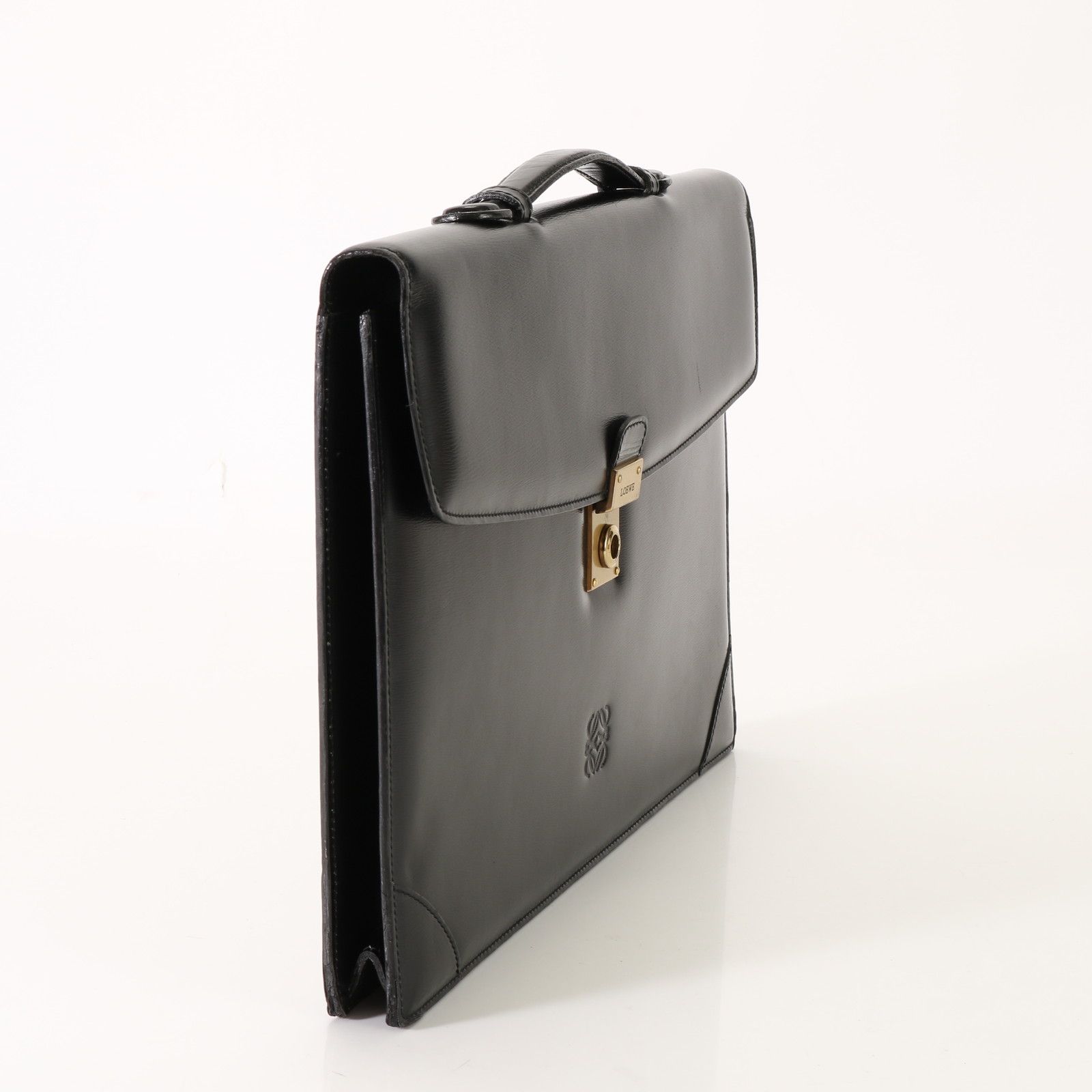 LOEWEヴィンテージ アナグラムブリーフケース 美品 ロエベ アナグラム 