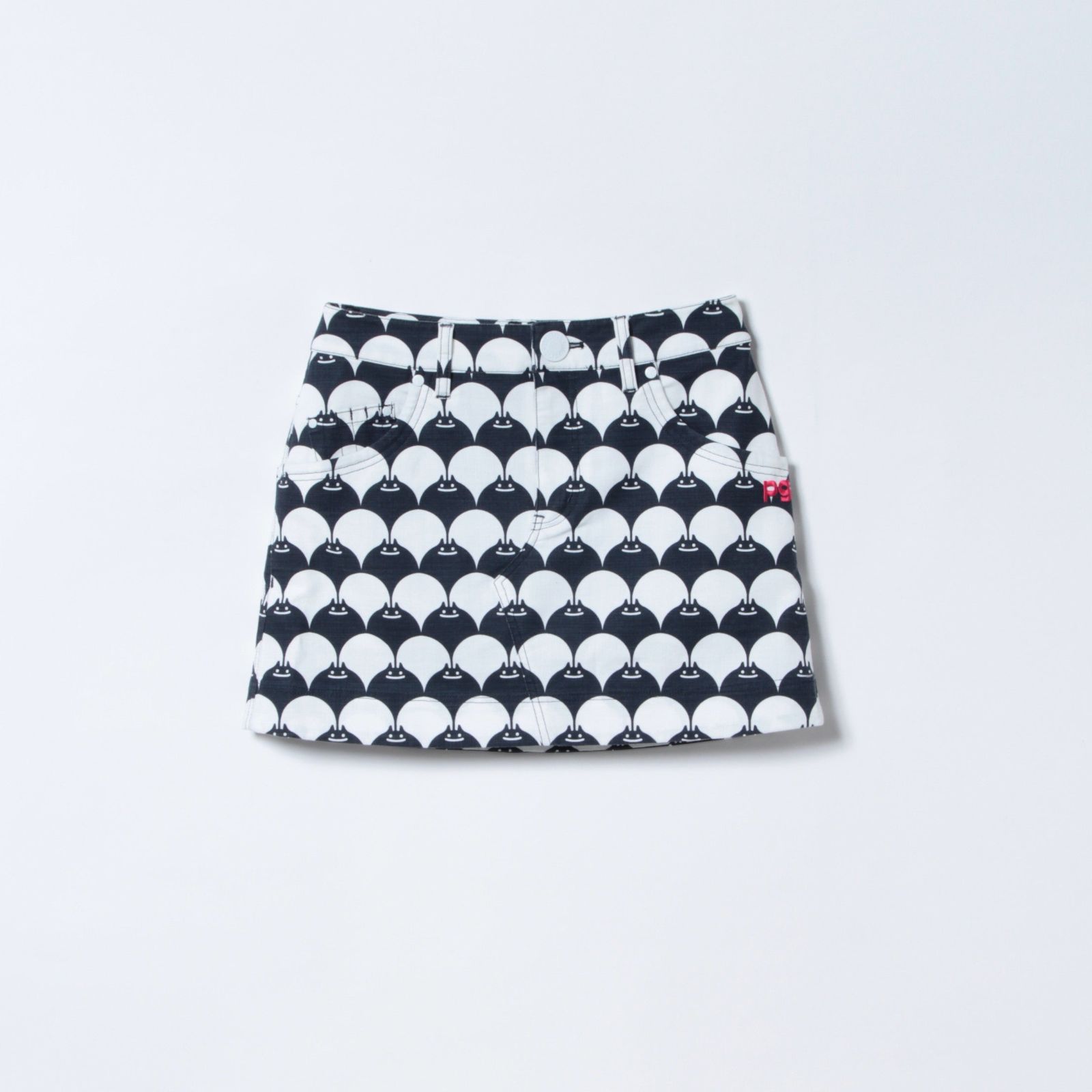 【認定リユース品】オックス　エイ柄プリント　スカート