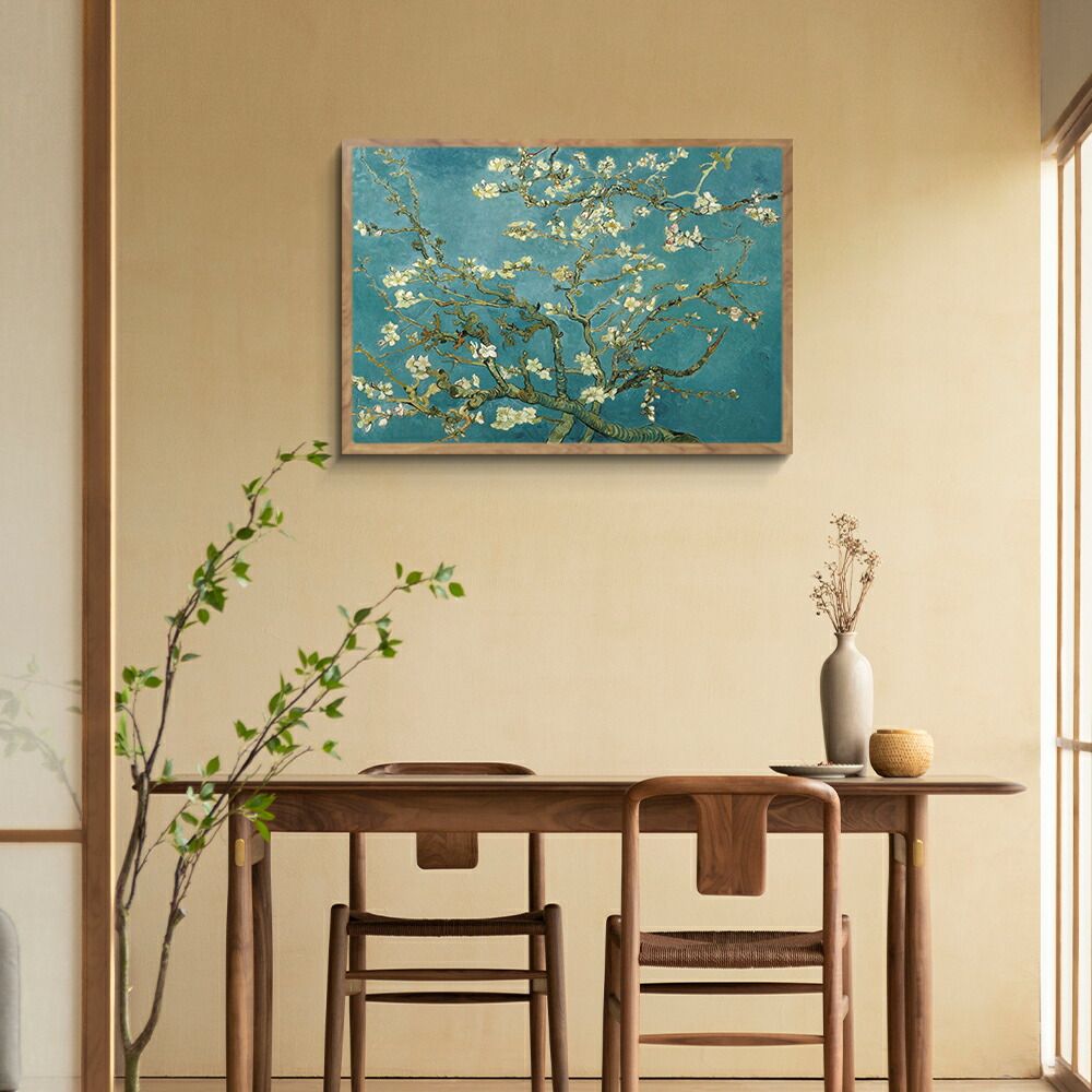 阪画屋 名画シリーズ 花咲くアーモンド木の枝[40*30]アート