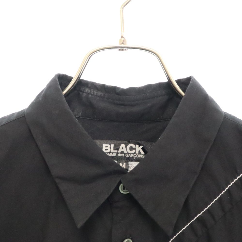 ブラックコムデギャルソン 16ss ダイアナゴルステッチ 半袖シャツ サイズL ブラックコムデギャルソン 16ss ダイアナゴルステッチ 半袖