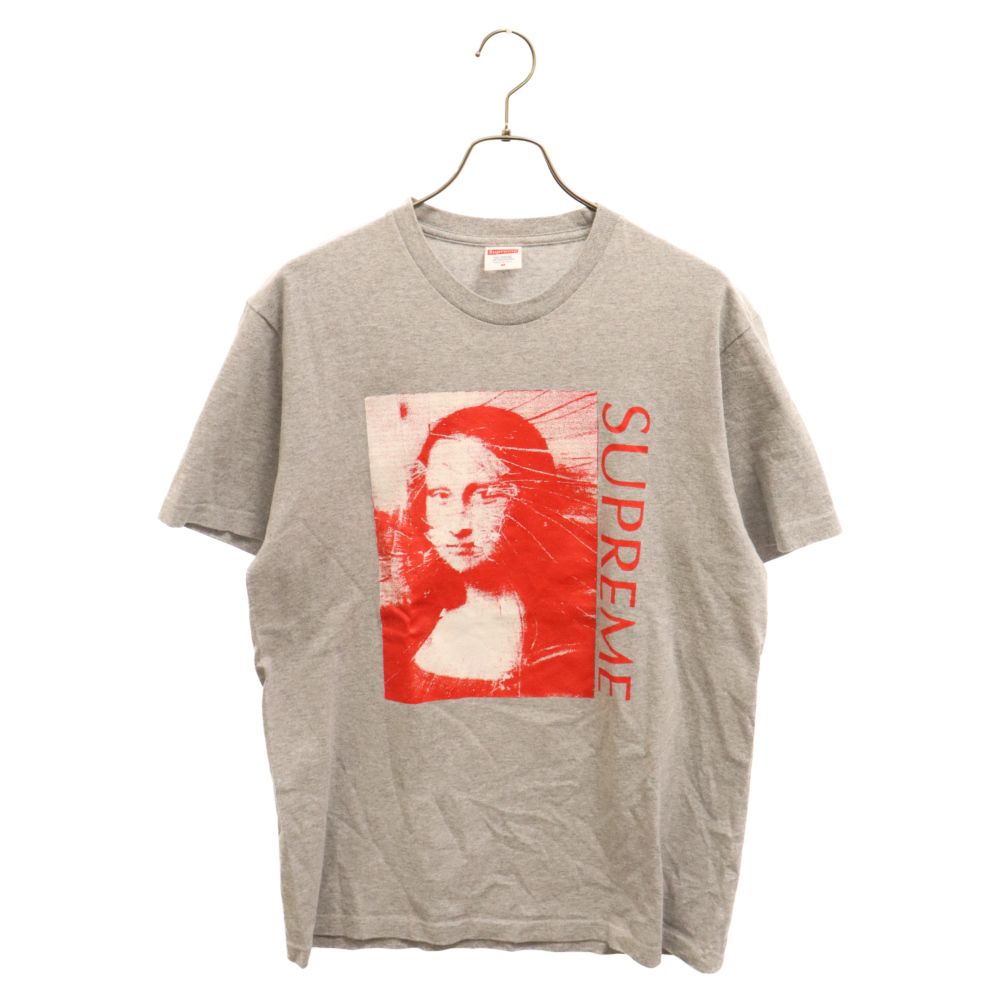 SUPREME (シュプリーム) 18SS Mona Lisa Tee モナリザ グラフィックプリント 半袖Tシャツ カットソー グレー