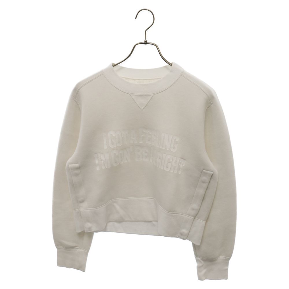 sacai サカイ スウェット 白 3(L位) 0303924A0076 sacai - sacai サカイ スウェット 3(L位) 白 【古着】【中古