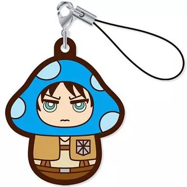 進撃の巨人　エレン・イェーガー　ラバーストラップ 中古】ストラップ(キャラクター) エレン・イェーガー 「キャラのこ