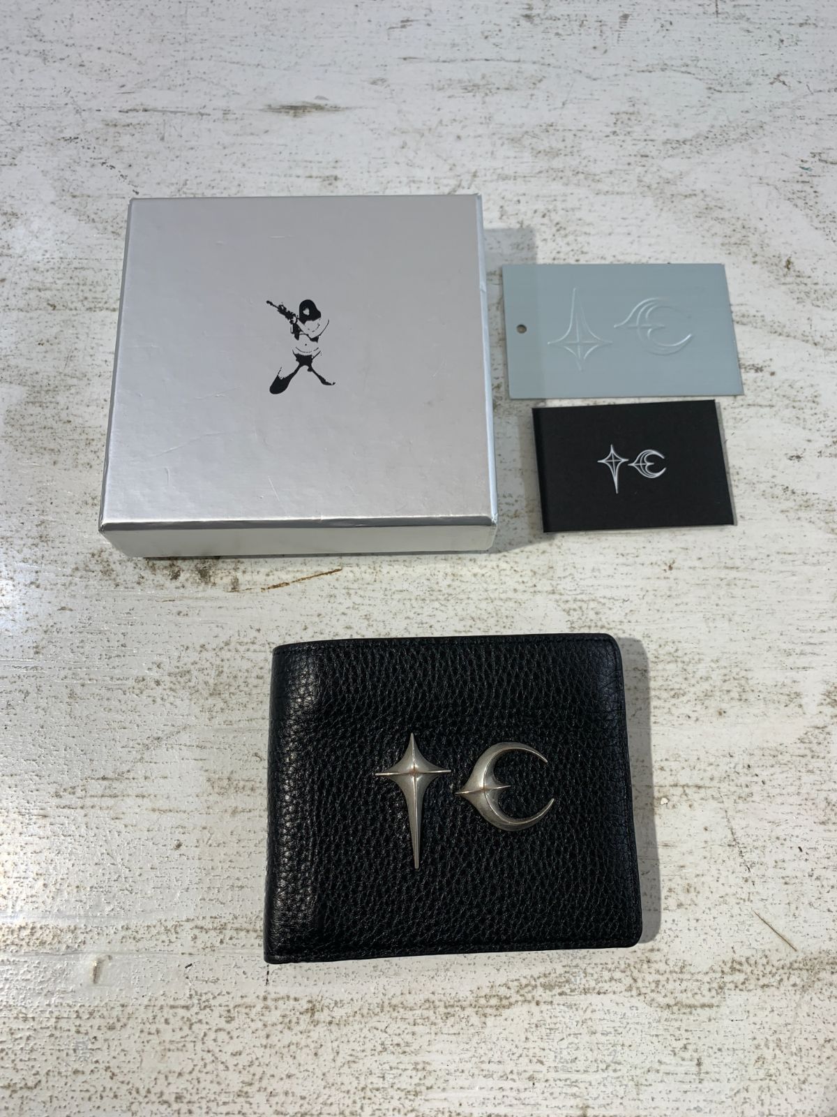 Thug Club ブラック 二つ折り財布 Thug Club Rock Wallet Black 二