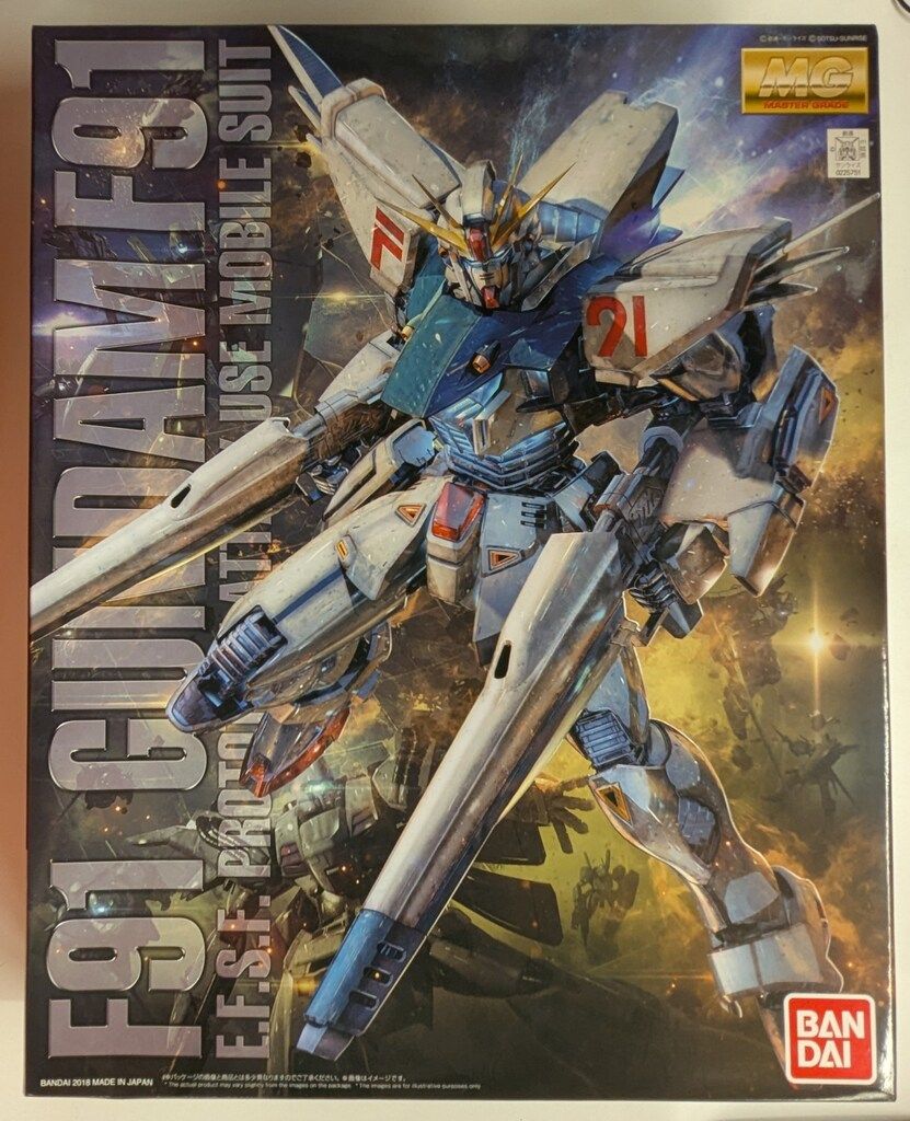 バンダイ MG 1/100 機動戦士ガンダムF91 ガンダムF91 Ver.2.0