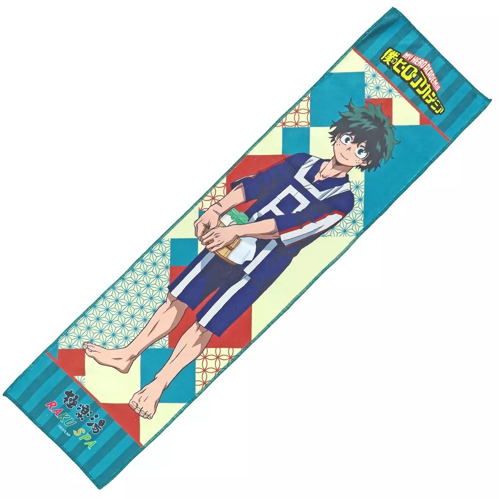 中古】タオル・手ぬぐい 緑谷出久 コラボ限定マフラータオル