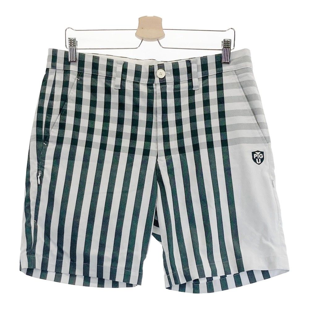 サイズ 5 PEARLY GATES パーリーゲイツ ハーフパンツ チェック グリーン系 240101204635 ゴルフウェア メンズ ストスト