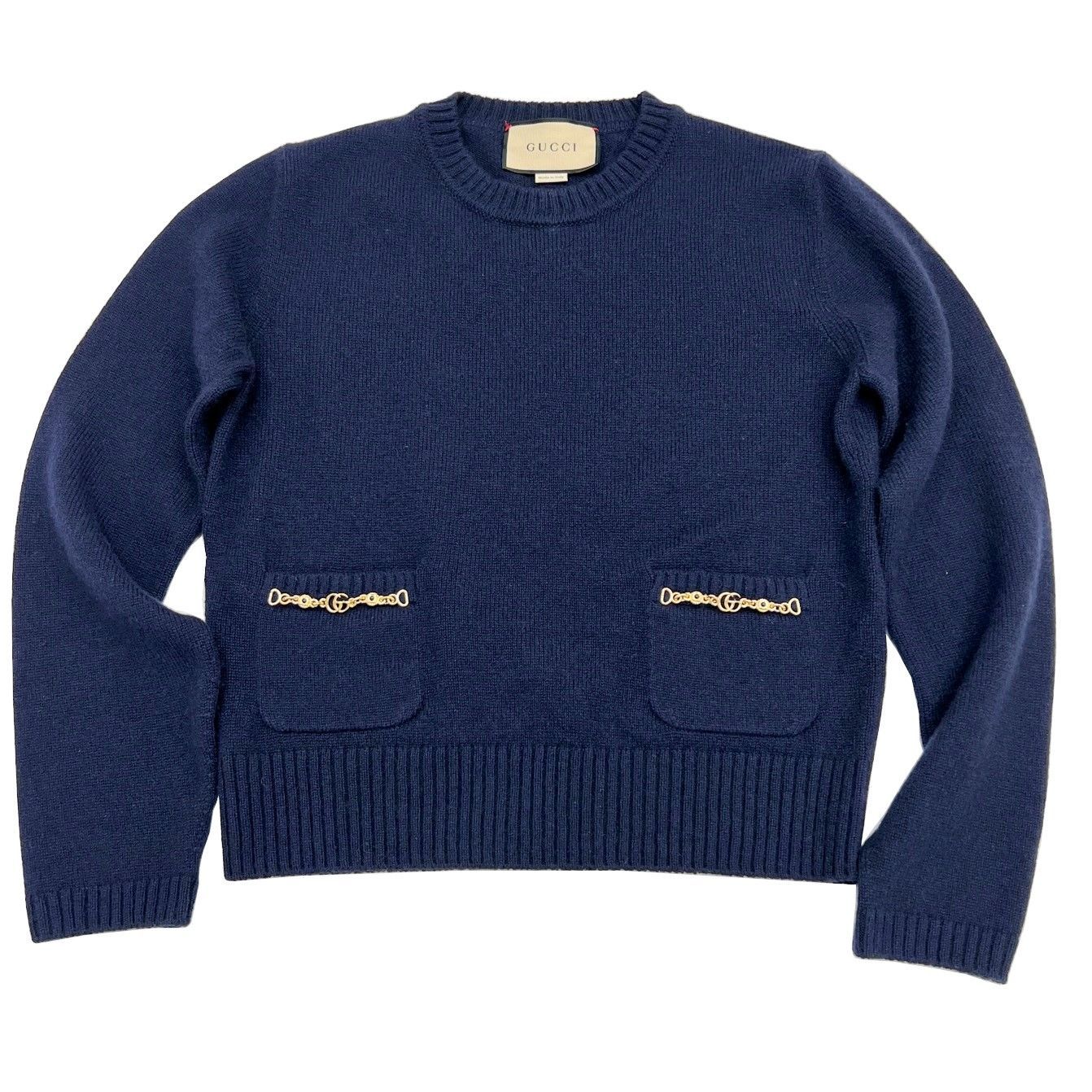 グッチ GUCCI ダブルG チェーン カシミア セーター ニット スウェット 