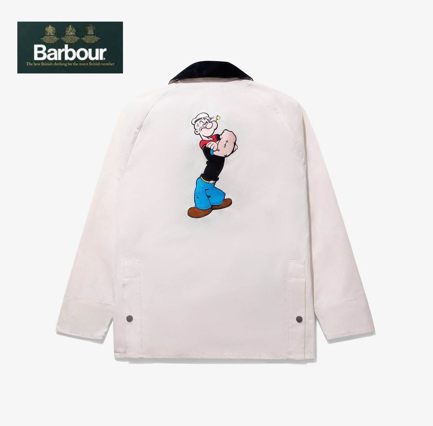 NOAH Barbour Popeye コラボ　ジャケット ポパイビデイル