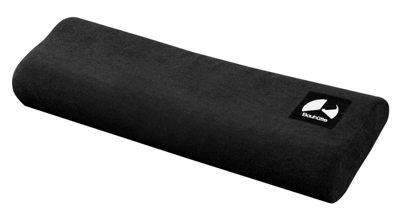 新品 Bauhutte ( バウヒュッテ ) フォーム 洗える ロングピロー 枕 ブラック シングル BHB-1000P-BK