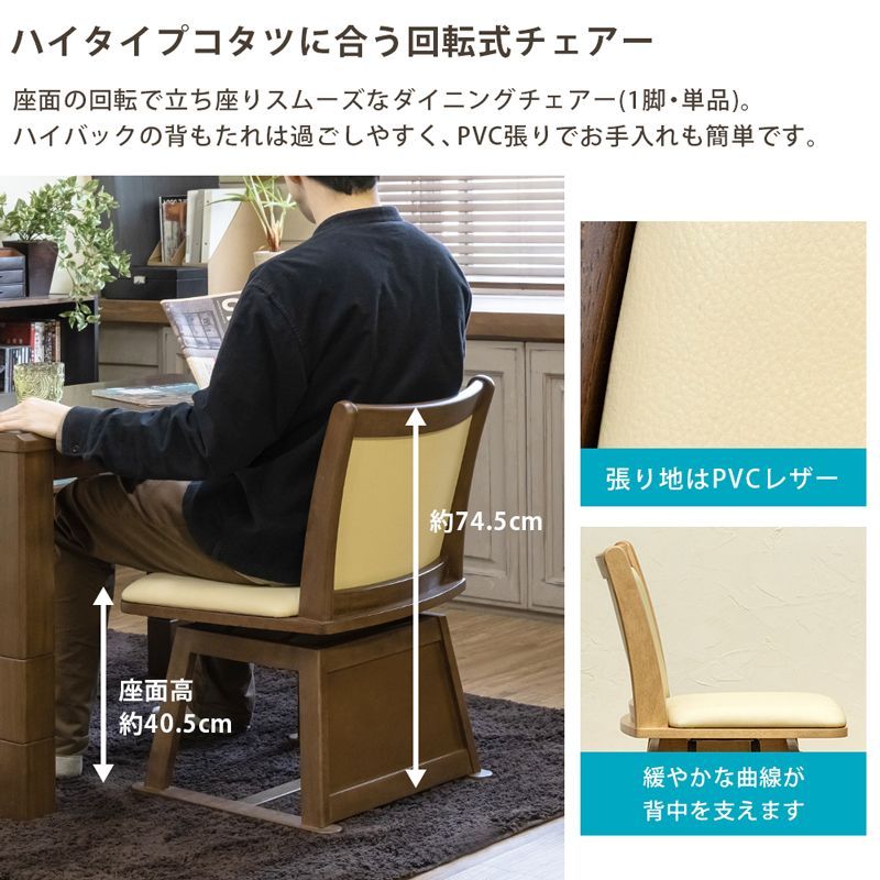 ダイニングチェア 回転