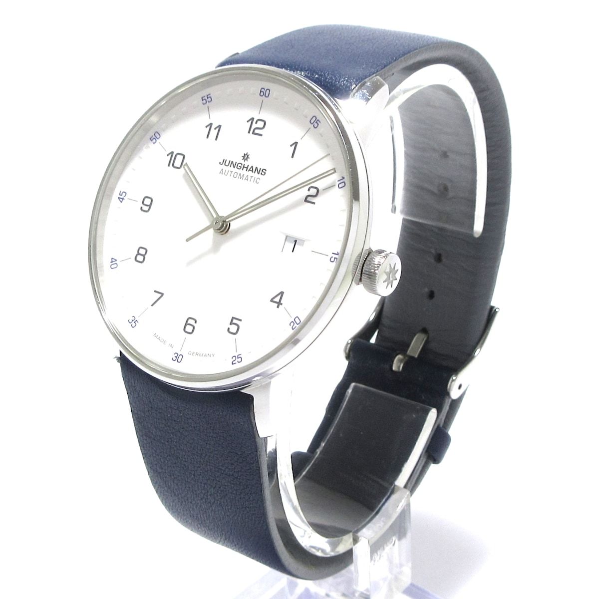 JUNGHANS(ユンハンス) 腕時計美品 フォーム 027/4735.00 メンズ 白