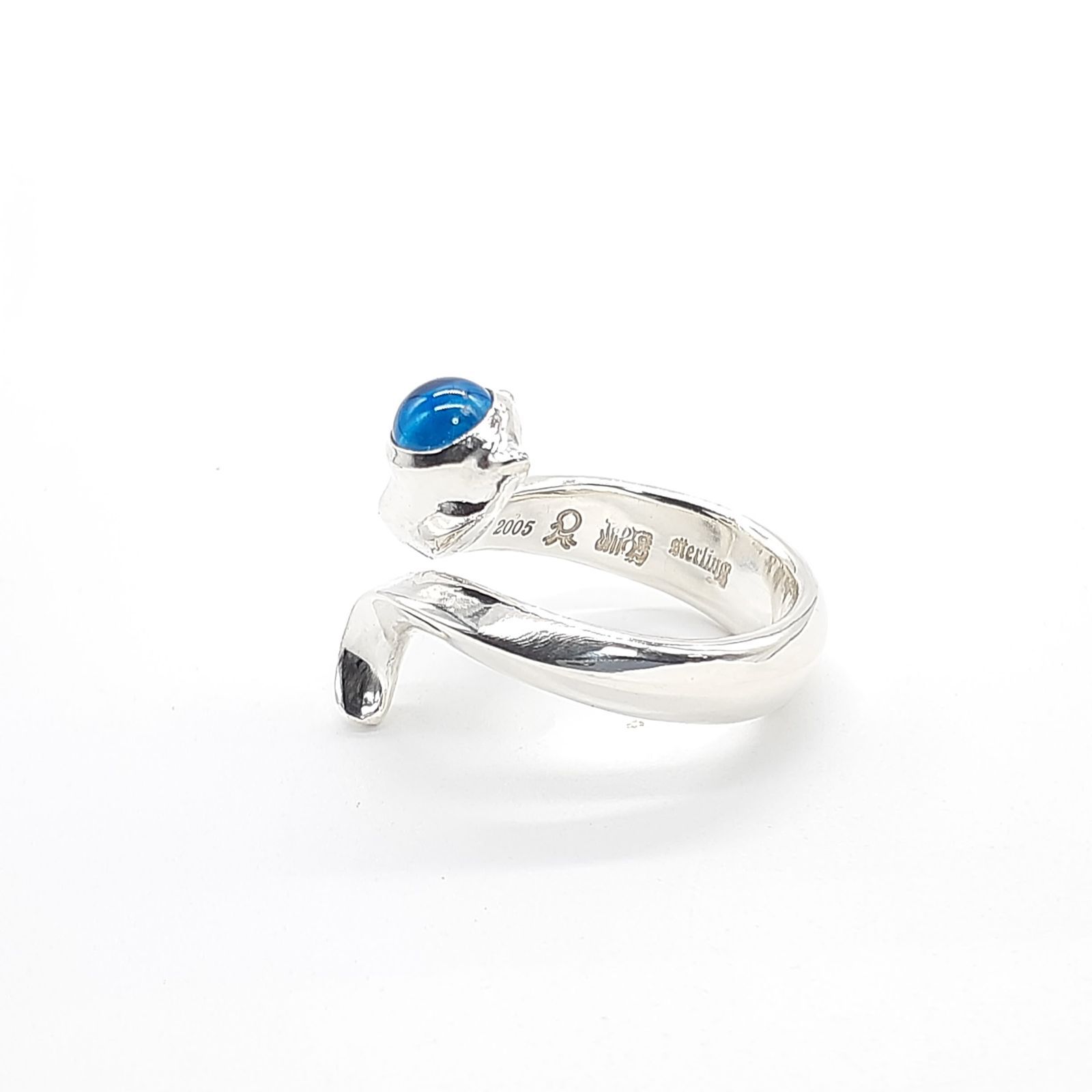 JAP工房 一馬 リング 探査虫 STERLING SILVER シルバー ブルートパーズ