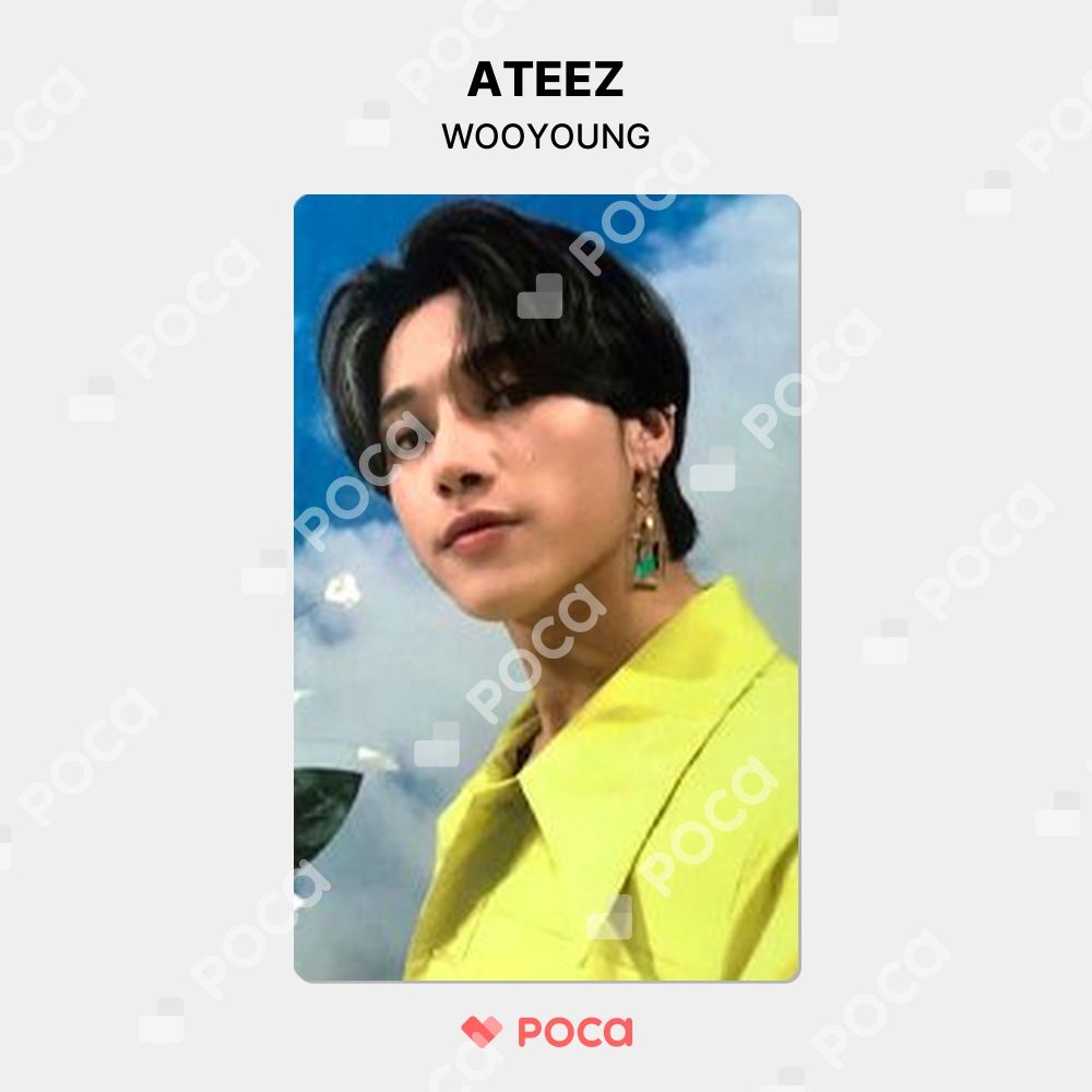 ATEEZ WOOYOUNG PHOTOCARD ウヨン　トレカ ATEEZ ウヨン トレカ THE WORLD EP.1 : MOVEMENT EVERLINE 公式