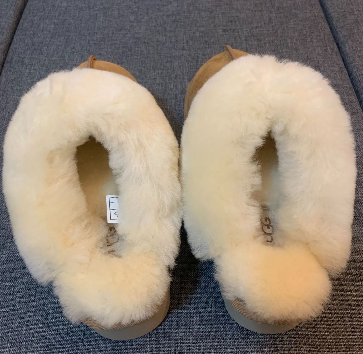 アグ UGG ディスケット シューズ スエード スリッポン 厚底