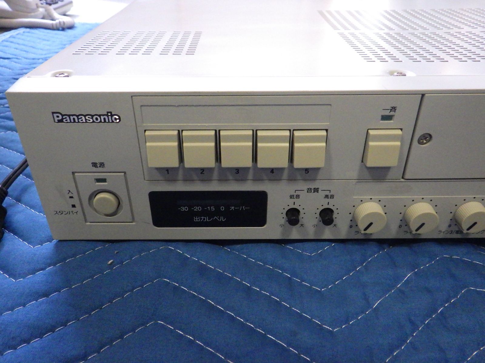 ハイパワーアンプ 60W 【Panasonic WA-H60】中古 - メルカリ