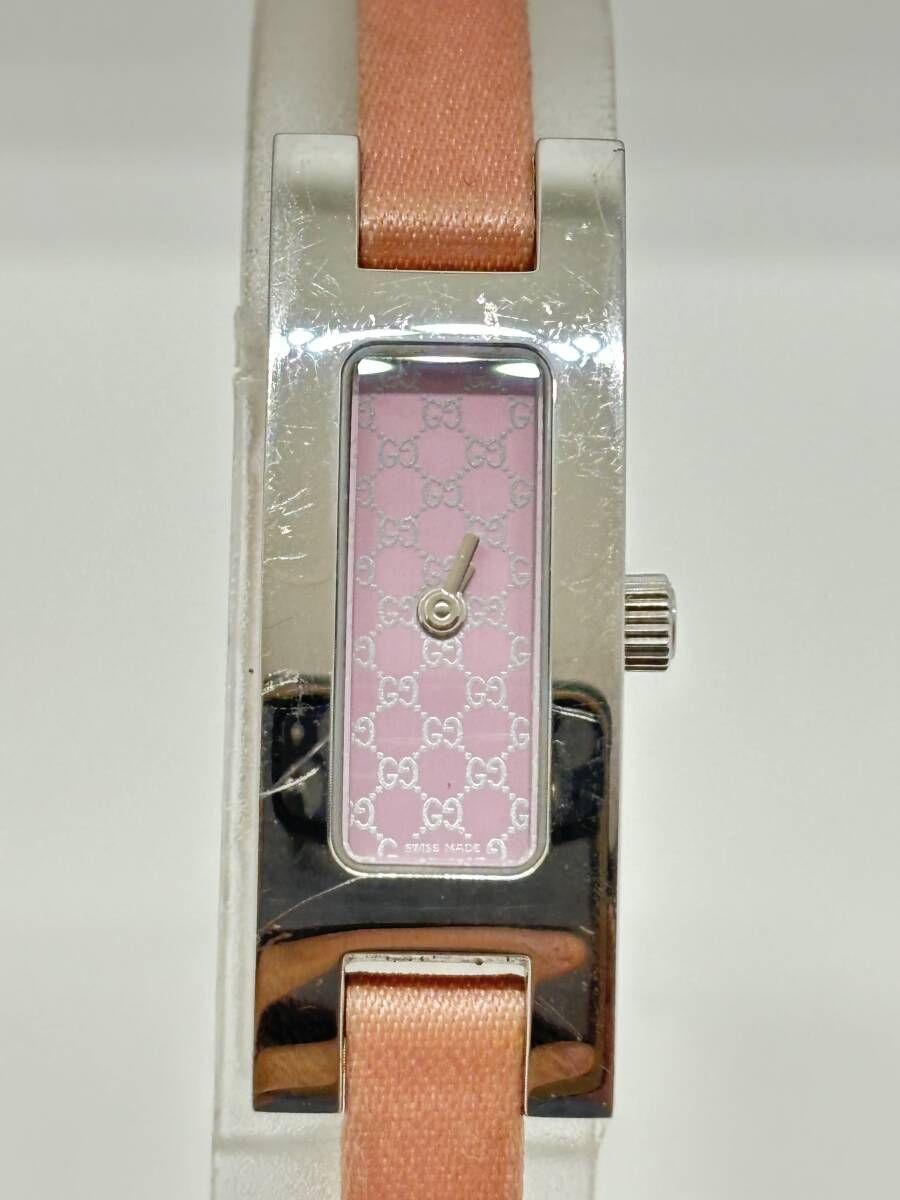 GUCCI レディース 時計 3900L ピンク 良品】GUCCI グッチ 3900L レディース ピンク文字盤 クォーツ