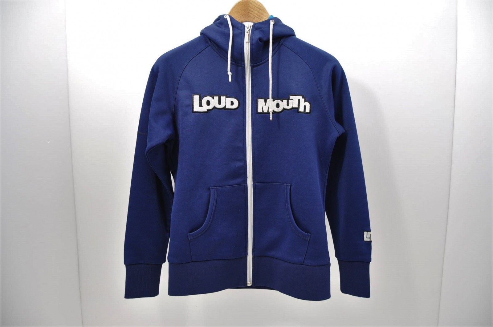  レディース ラウドマウス LOUDMOUTH フルジップアウター M 紺 長袖 パーカー ブルゾン