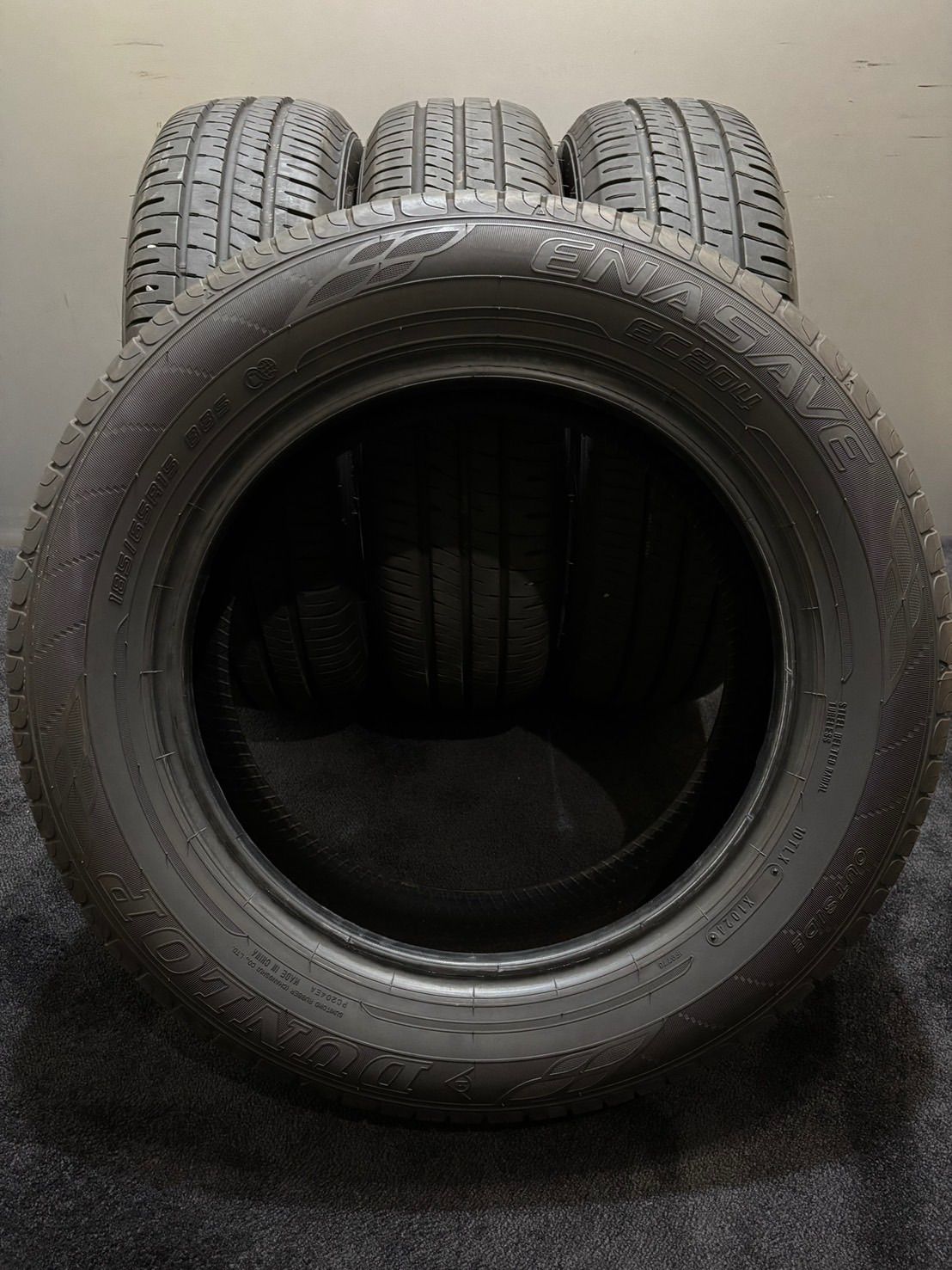未開封 185 65R15 DUNLOP ENASAVE EC204 夏タイヤ サマータイヤ 4本 ダンロップ エナセーブ フリード シエンタ 3-K301
