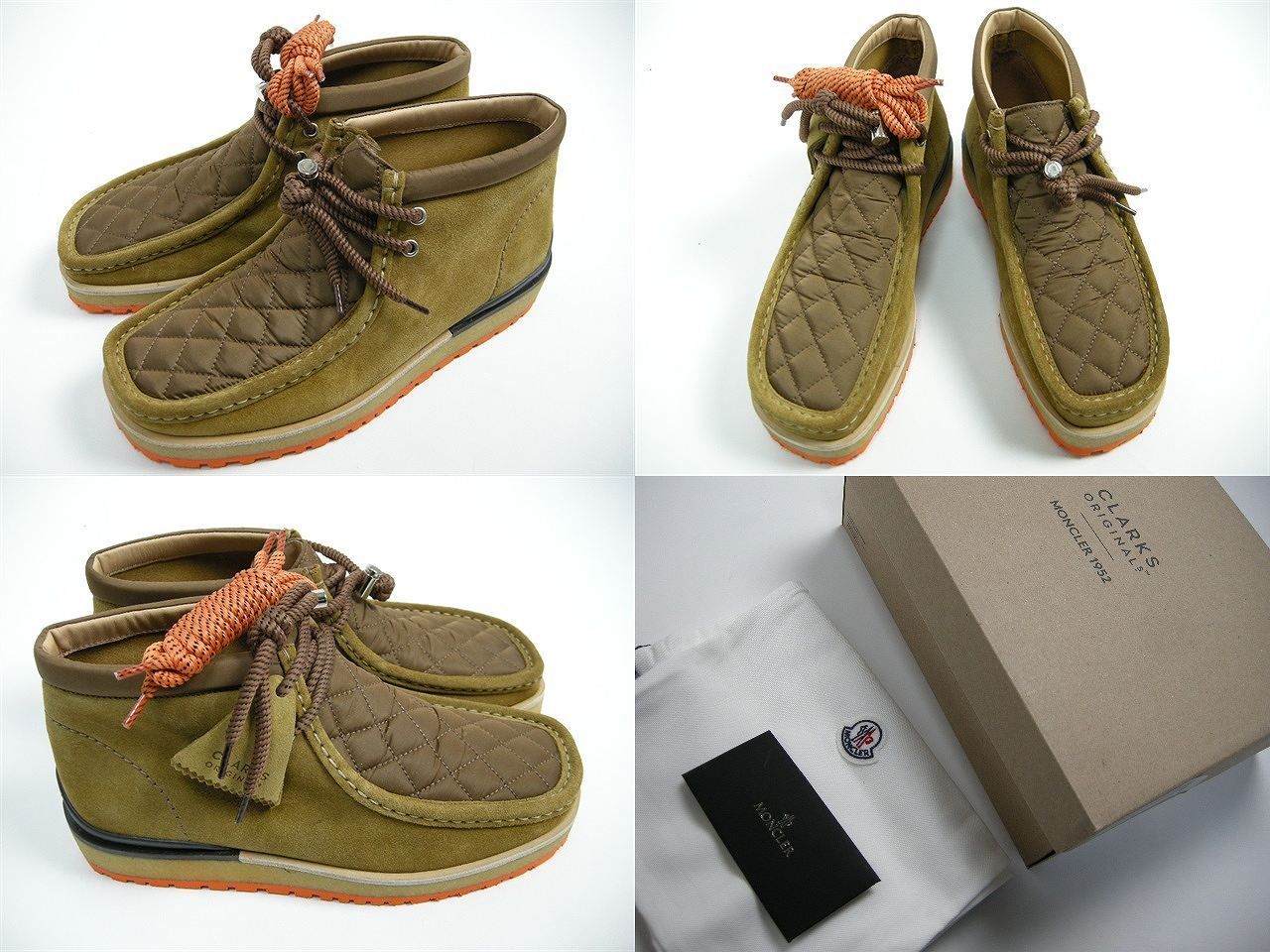 ブーツCLARKS X 2 MONCLER 1952 ワラビー EU41 - ブーツ