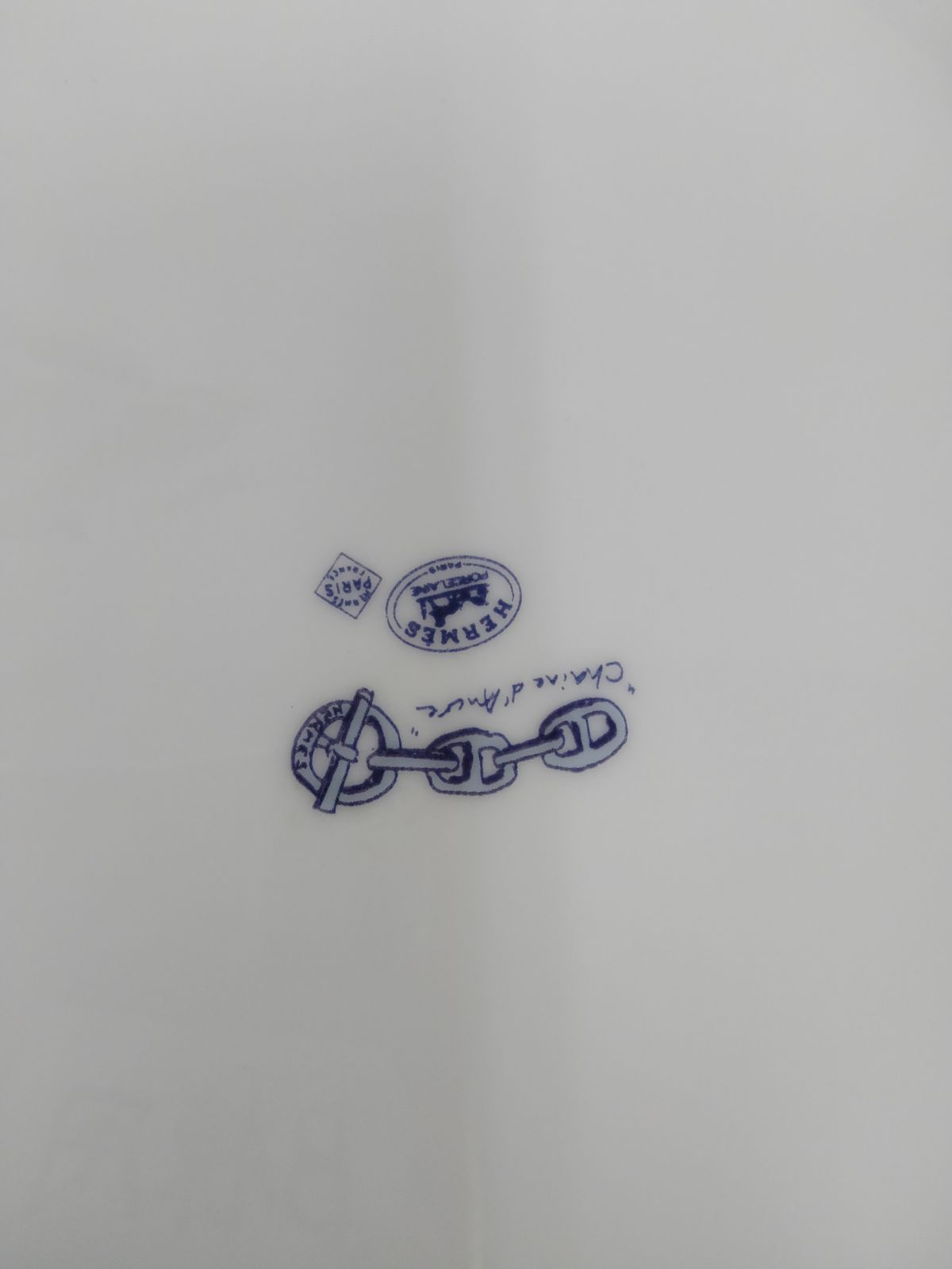 エルメス　HERMES シェーヌダンクル　ミート皿27.5cm エルメス HERMES シェーヌダンクル ミート皿27.5cm