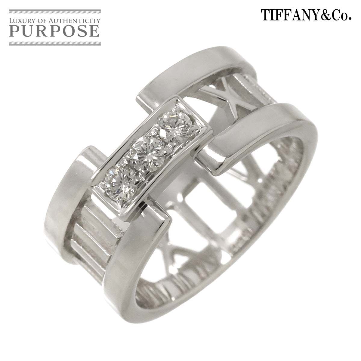 Tiffany & Co. アトラスダイヤリングWG TIFFANY＆CO ティファニー アトラスリング リング ダイヤモンド WG 3PD