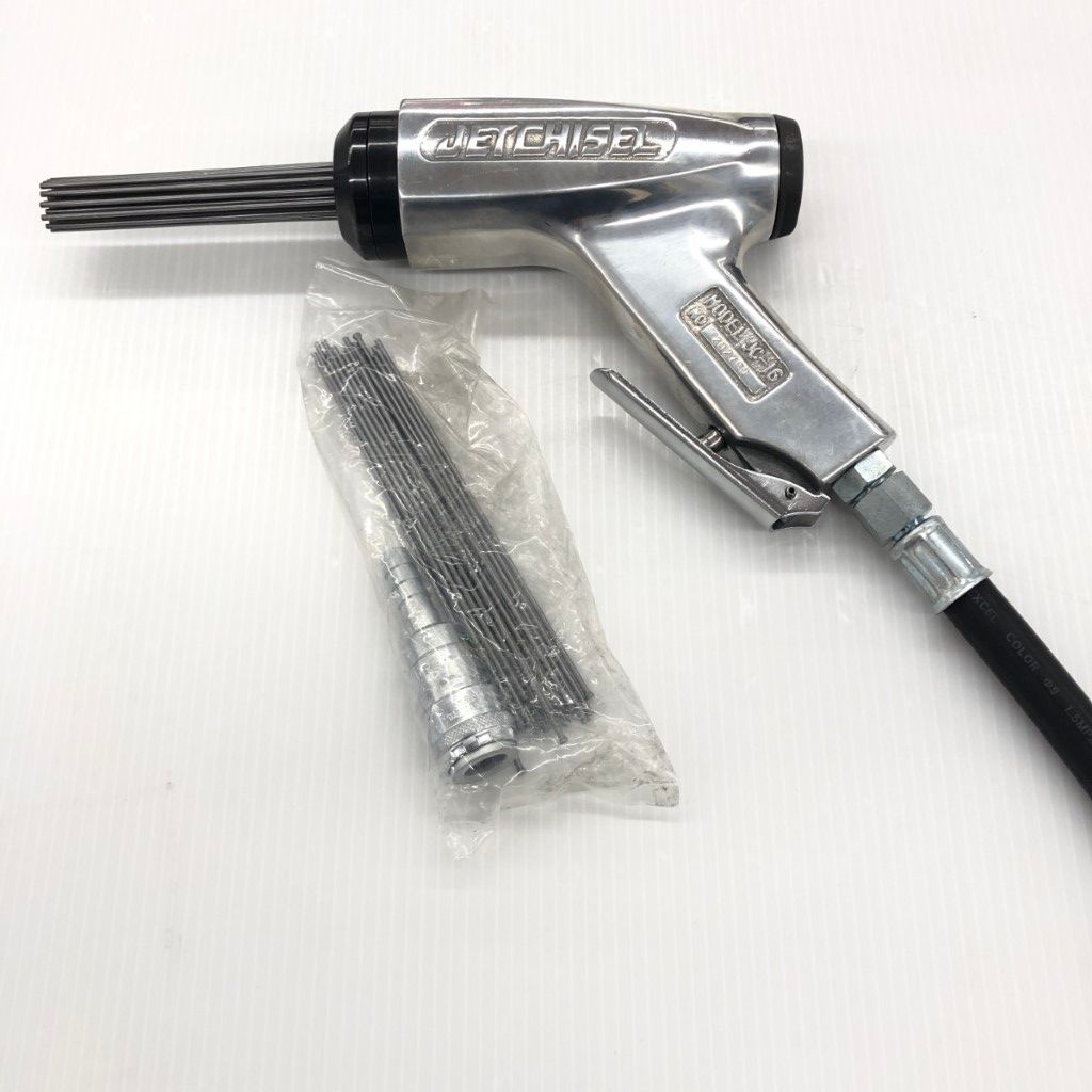 ДД NITTO ジェットタガネ 本体のみ 常圧 ニードルサポーター付き JC－16 ライトグレー 目立った傷や汚れなし
